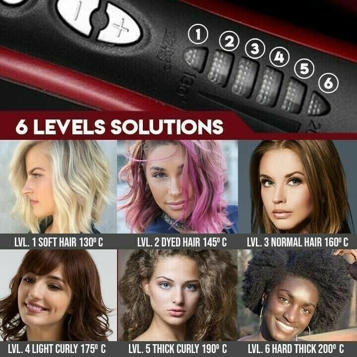 Hair Straightener Styling Comb