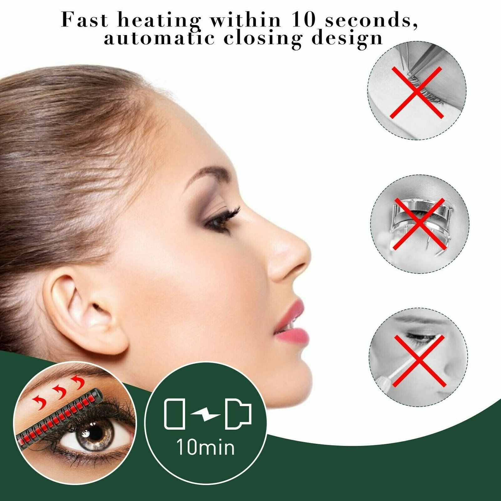 HEATED EYELASH CURLER