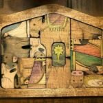 Nativity Puzzle With Wood Burned Design