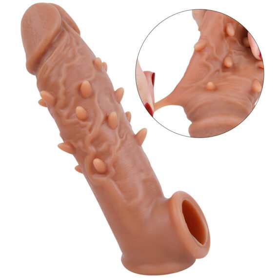 (Only Today 50% off) M2 Barb 2 Extra Inches Penis Extender with Ball Loop (3 days delivery)