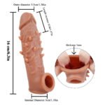 (Only Today 50% off) M2 Barb 2 Extra Inches Penis Extender with Ball Loop (3 days delivery)