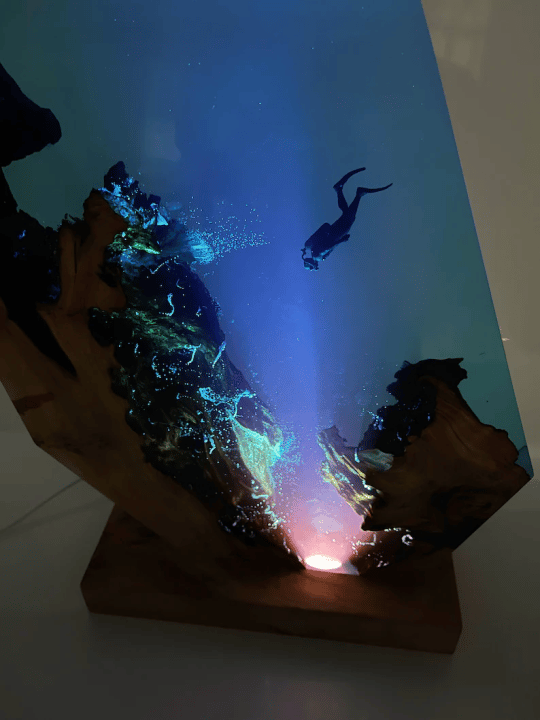 🔥 Last Day Promotion 60% OFF 🔥 Large Epoxy Resin Wood Light Lamp