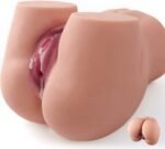 (Only Today 50% off)  Male Masturbator Pussy Ass with Tight Anal and Vagina Stroker,Realistic Pocket Pussy with Skin Textures for Men Masturbation,Portable Butt Male Sex Toy for Doggy Style and Riding Position 5.7LB (3 days delivery)