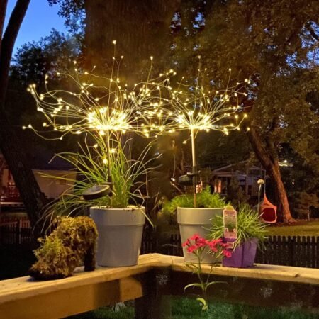 Solar Garden Lights | Solar Powered String Light w/ 2 Lighting Modes(2PCS)