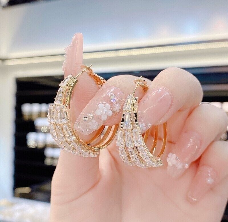 Shiny Curved Earrings✨