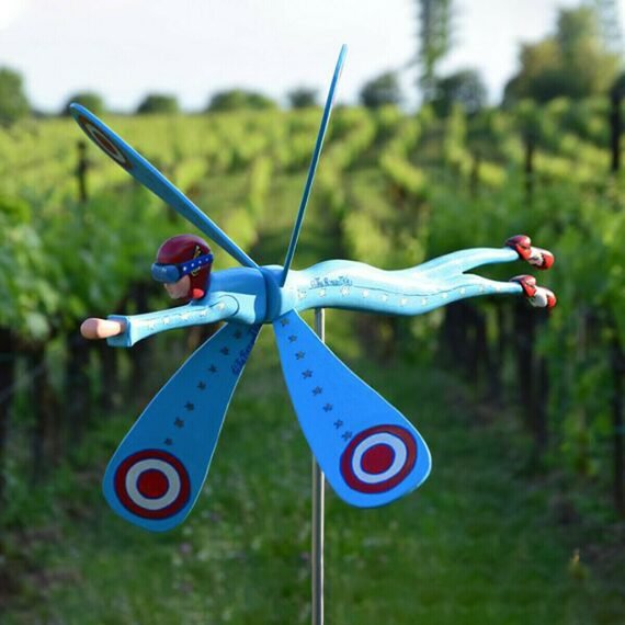 [Mother's Day] Gift Whirligig Character Series Windmill garden decor