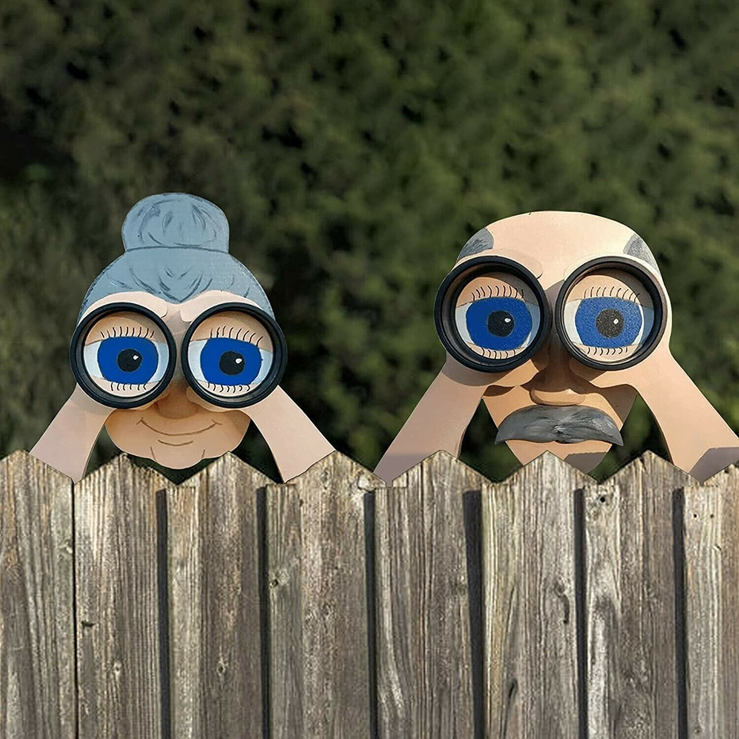 Father's Day Gift- Nosy Old Man and Lady Garden Yard Art