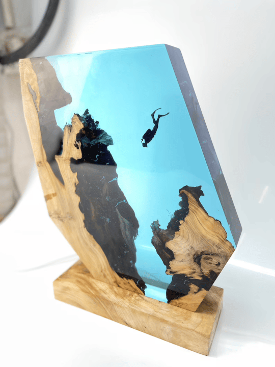 🔥 Last Day Promotion 60% OFF 🔥 Large Epoxy Resin Wood Light Lamp