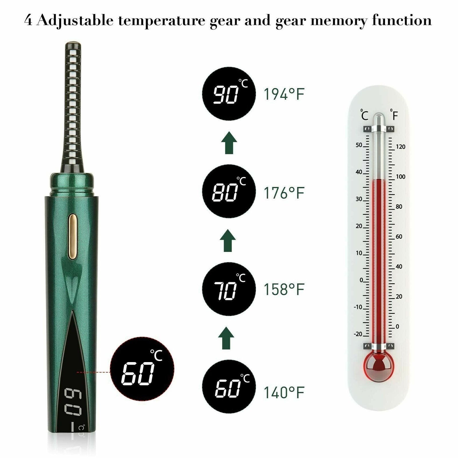 HEATED EYELASH CURLER