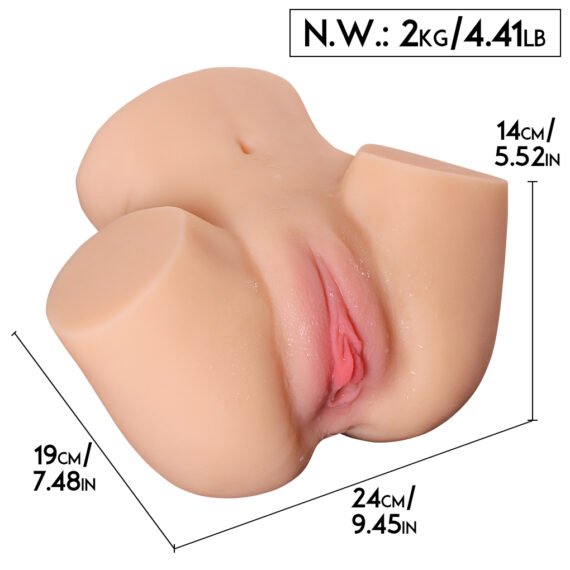 (Only Today 50% off) Sex Butt Pocket Toys, Realistic Virgin Pussy Ass and Soft Touch Body for More Sex Fun (2kg) (3 days delivery)