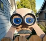 Father's Day Gift- Nosy Old Man and Lady Garden Yard Art