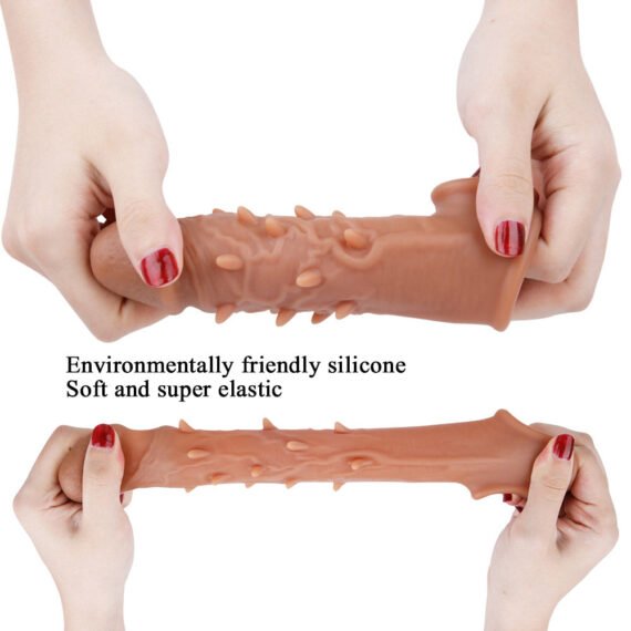 (Only Today 50% off) M2 Barb 2 Extra Inches Penis Extender with Ball Loop (3 days delivery)