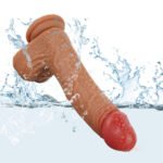 (Only Today 50% off)  D44 Realistic Swinging & Warming Silicone Thrusting Dildo with Remote Control 8.5 Inch (3 days delivery)