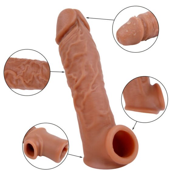 (Only Today 50% off)  M3 Fierce Battle 2 Extra Inches Penis Extender with Ball Loop (3 days delivery)
