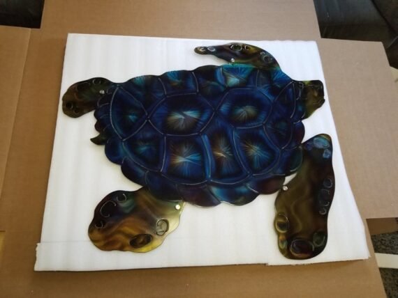 Turtle Metal Wall Sculpture
