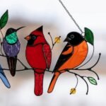 Last Day Special Sale 🐦The Best Gift-Birds Stained Window Panel Hangings🎁