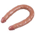 (Only Today 50% off)  C6 Classic Double Penetration Realistic Veined Double-Ended Dildo 22 Inch  0.5KG (3 days delivery)