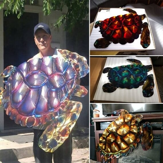 Turtle Metal Wall Sculpture