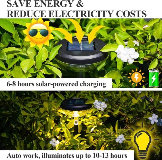 Waterproof Warm & 7 Color Changing Bright LED Solar Light