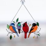 Last Day Special Sale 🐦The Best Gift-Birds Stained Window Panel Hangings🎁