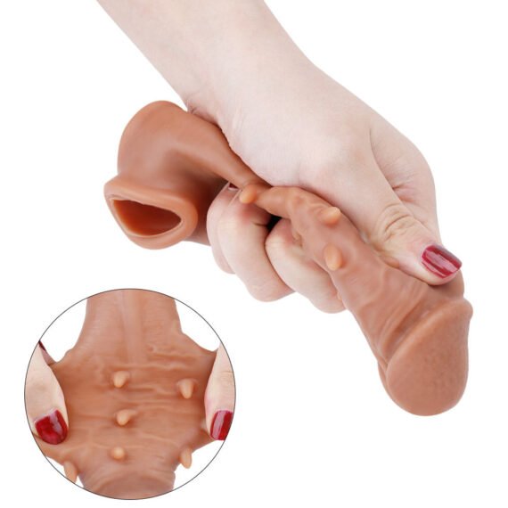 (Only Today 50% off) M2 Barb 2 Extra Inches Penis Extender with Ball Loop (3 days delivery)