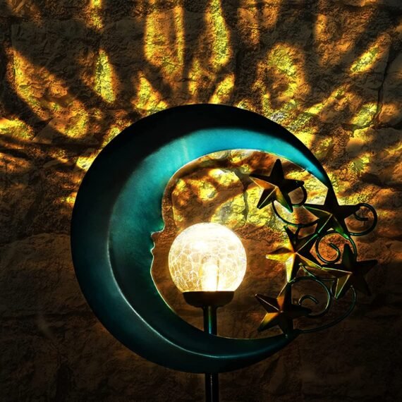 STAR MOON SOLAR LIGHT DECORATION