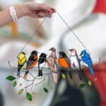 Last Day Special Sale 🐦The Best Gift-Birds Stained Window Panel Hangings🎁