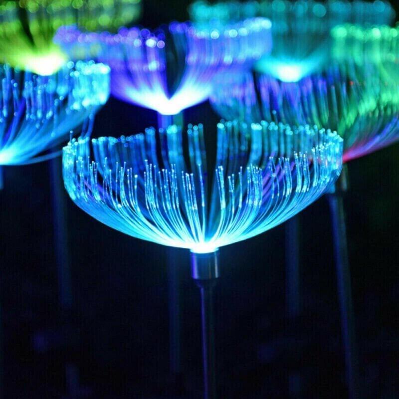 INDEPENDENCE DAY PROMOTION 49% OFF--7 Color-Changing LED Solar Powered Jellyfish Stake Lights