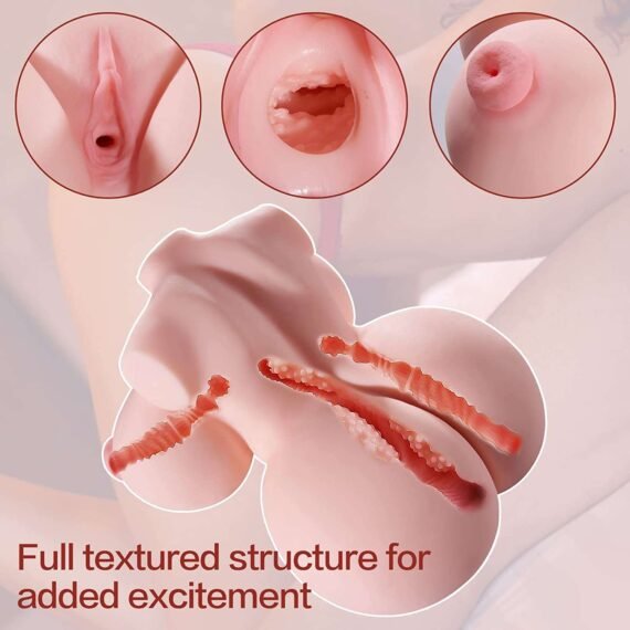 (Only Today 88% off) 4 in 1 Sex Female Doll with incredible Tits Fuck Way and Vivid Pussy, Big Boobs, Fat Butt for Anal Sex (3.5kg) (3 days delivery)