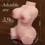 (Only Today 50% off)  2.5kg Sexy Virgin White Girls Sex Doll, 3 in 1 Realistic Boobs Vagina and Anal for Men Masturbation and Orgasm  (3 days delivery)