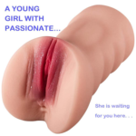 (Only Today 50% off)  Young Girls Virgin Sex Pussy Toys with Realistic Flush Labia and Tight Ass Hole for Fist Anal Time (3 days delivery)
