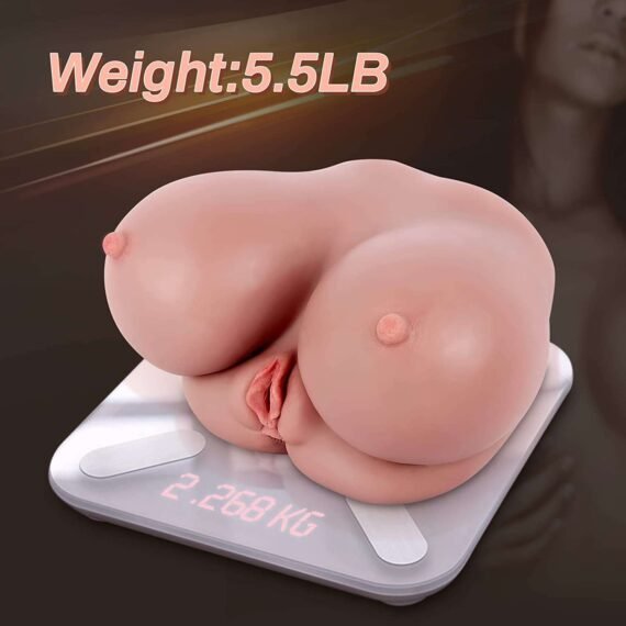(Only Today 80% off) 2.5kg Sex Toys with Realistic Boobs and Dual Tunnel (Pussy and Ass Hole) (3 days delivery)