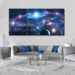Tablou multicanvas galaxie SPACE VIEW