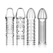(Only Today 50% off) 4 Pcs Silicone Penis Sleeves Set Reusable and Delay Sex Time Penis Extender for Couple Condoms (3 days delivery)