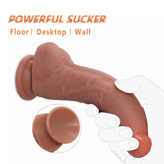 (Only Today 50% off)20cm Hard Soldier Dildo with Body-Safe Material Strong Suction Cup and Ultra Soft Balls(3 days delivery)