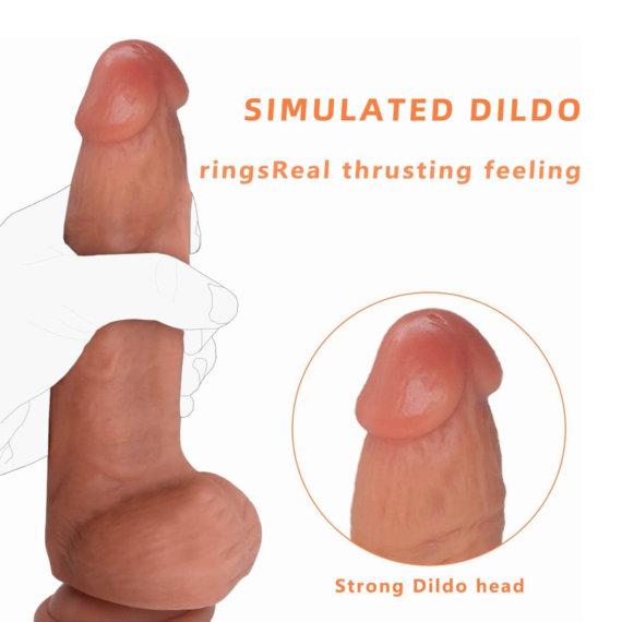 (Only Today 50% off)20cm Hard Soldier Dildo with Body-Safe Material Strong Suction Cup and Ultra Soft Balls(3 days delivery)