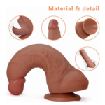 (Only Today 50% off)20cm Hard Soldier Dildo with Body-Safe Material Strong Suction Cup and Ultra Soft Balls(3 days delivery)