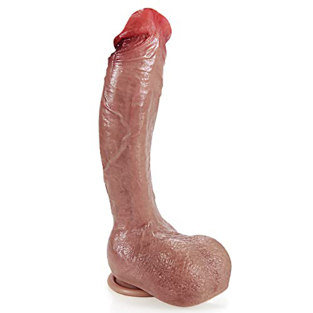 (Only Today 80% off)  23cm Realistic Gladiator Dildo with Soft Huge Dong and 100% Feels Like Skin, Strong Suction Cup for Hands-Free (3 days delivery)