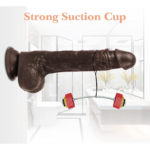 (Only Today 50% off)3cm Automatic Thrusting Remote Control Realistic Dildo Sex Toy for Women with 8 Vibrating Modes (Black )(3 days delivery)