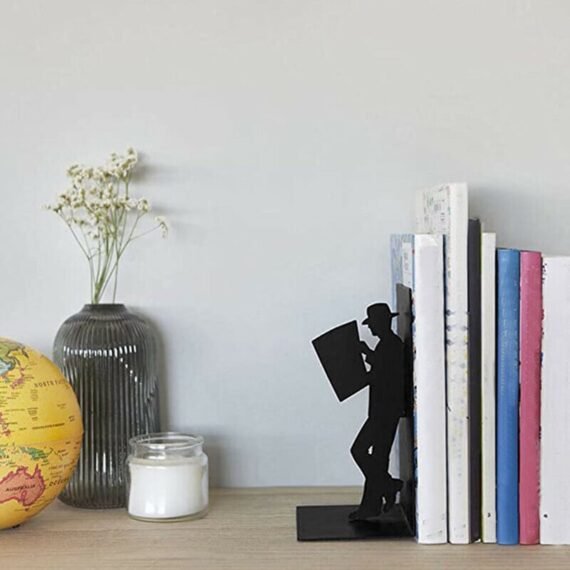 Reader Decorative Metal Bookend