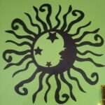 Wacky Solar Moon Metal Wall Art