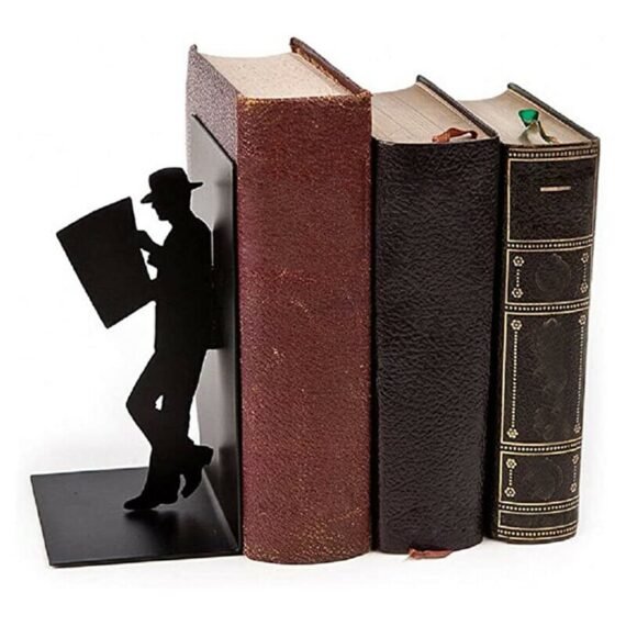 Reader Decorative Metal Bookend