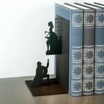 Reader Decorative Metal Bookend