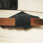 Men 6.5 Inch Leather Waist Belt Bag