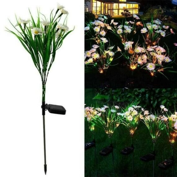 Chrysanthemum Solar Flower Lights(SET OF TWO)