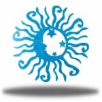 Wacky Solar Moon Metal Wall Art