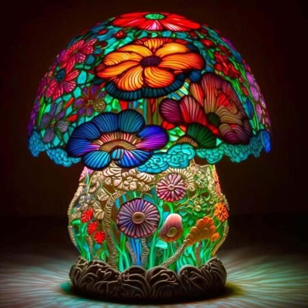 20 "H Stained Glass Plant Series Table Lamp(🎉Last Day Sale🔥65% OFF)