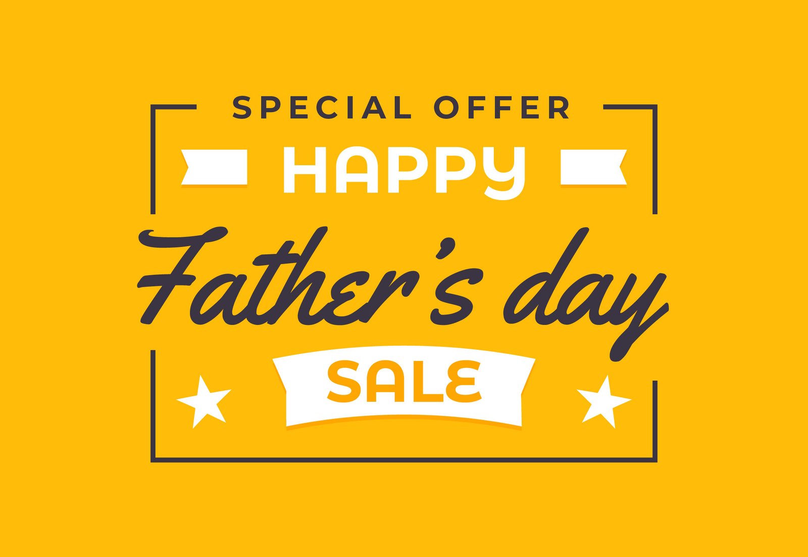 Father's Day Sale Banner 206082 Vector Art at Vecteezy