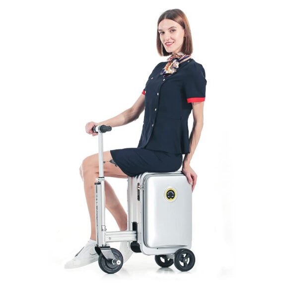 ⚡Clearance Price RM44.39💓Smart Rideable Luggage Travel Electric Luggage Scooter