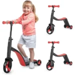 🛴Clearance Price S$4.99🔥🛴Three-In-One Children’s Scooter, folding tricycle, balance car, multifunctional bicycle🛴